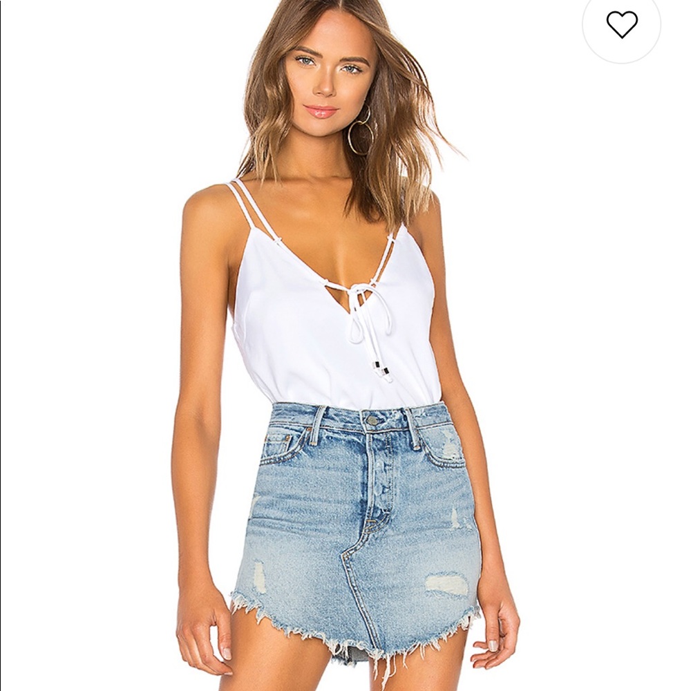 White revolve top